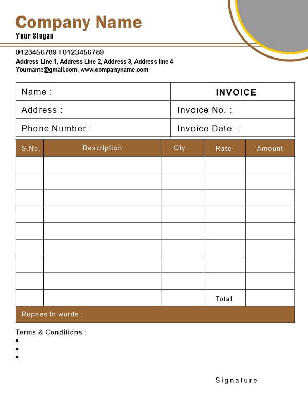 Bill Receipt Vector Design & Creativity For Free In CDR file