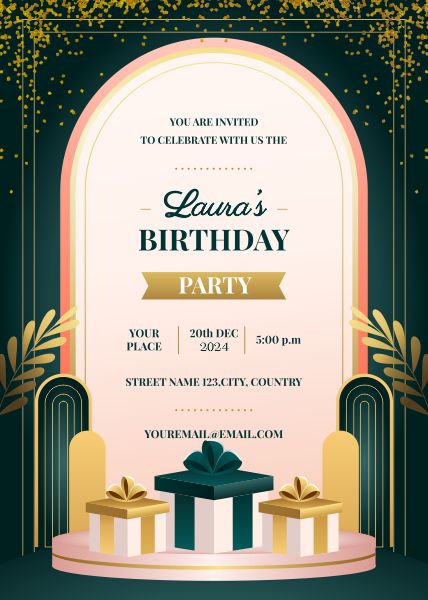 Birthday Party poster design download now for free