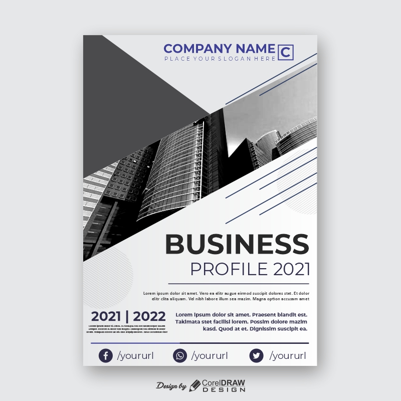Black And White Brochure Corporate Business Profile Trending 2021 Download Free Template