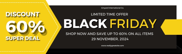 Black Friday Sales Banner Vector Design Download For Free