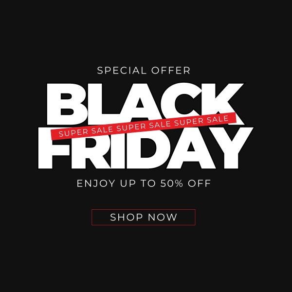 Black Friday Typography Design CDR Download For Free