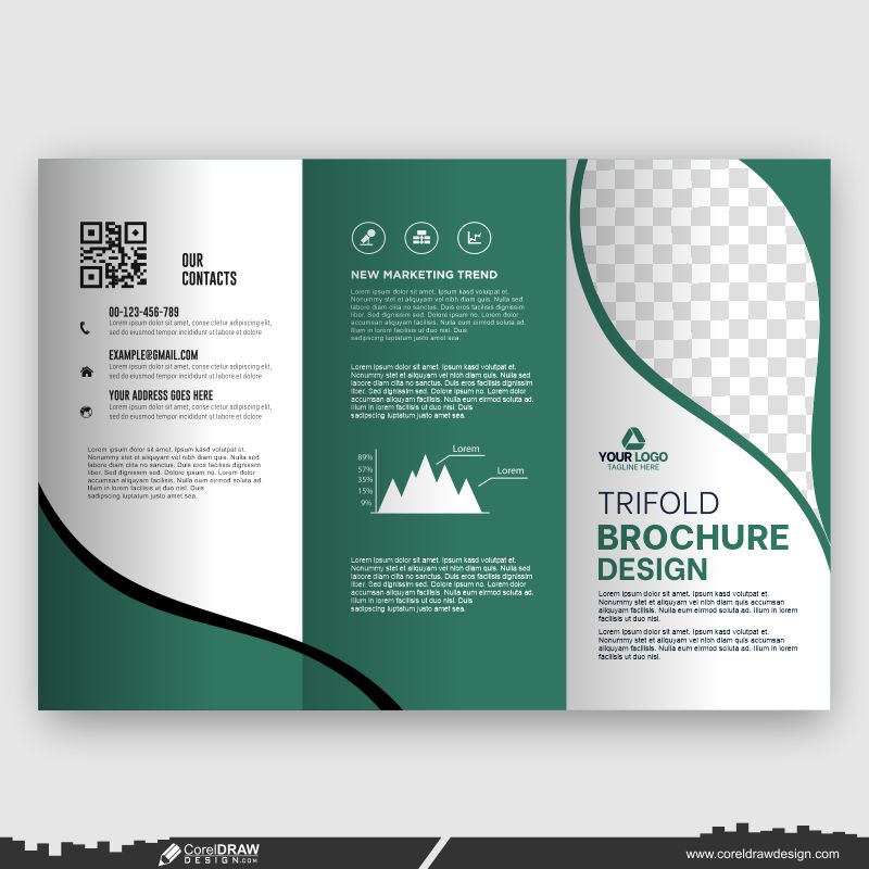 brochure design customize your business premium cdr download