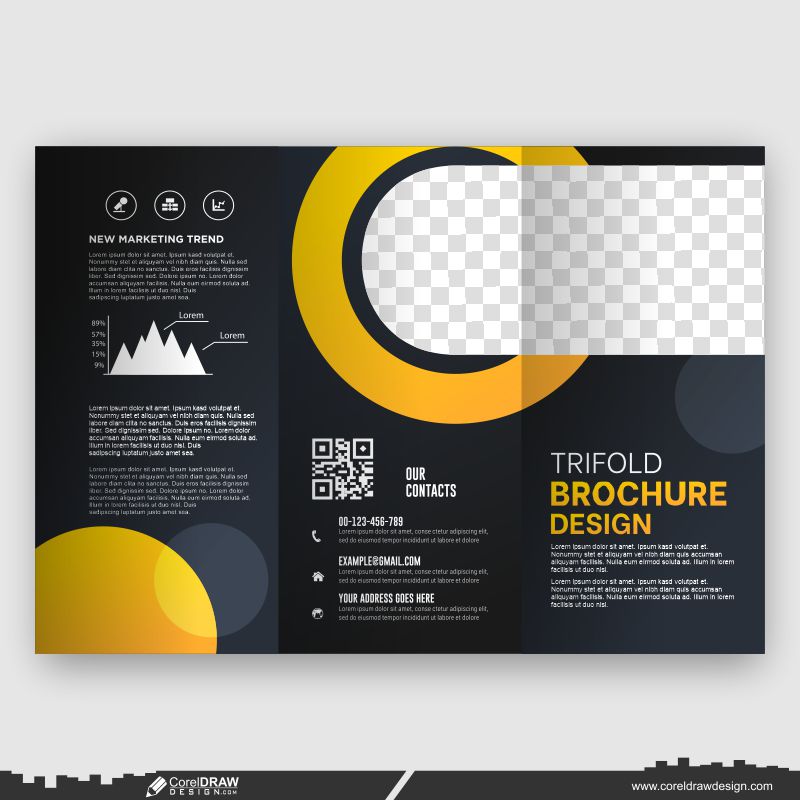 brochure design customize your business premium cdr download