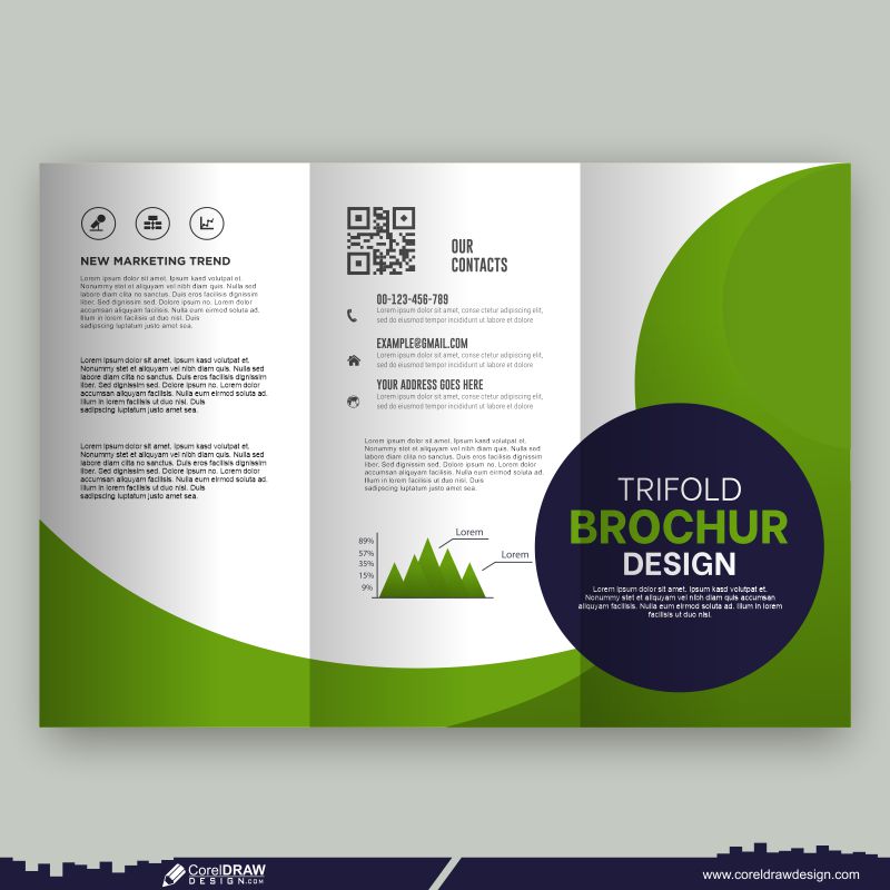 brochure design customize your business template banner