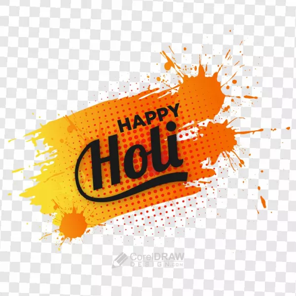 Brush Paint Holi Splash Vector Design Png