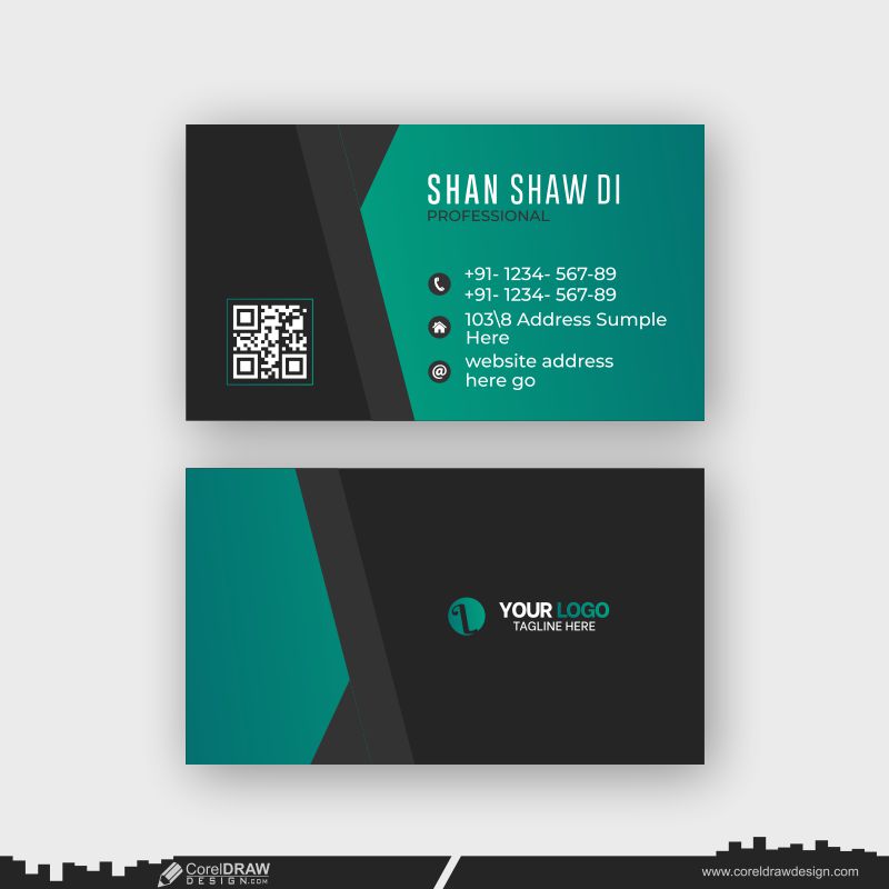 business card Design CDR Free Vector