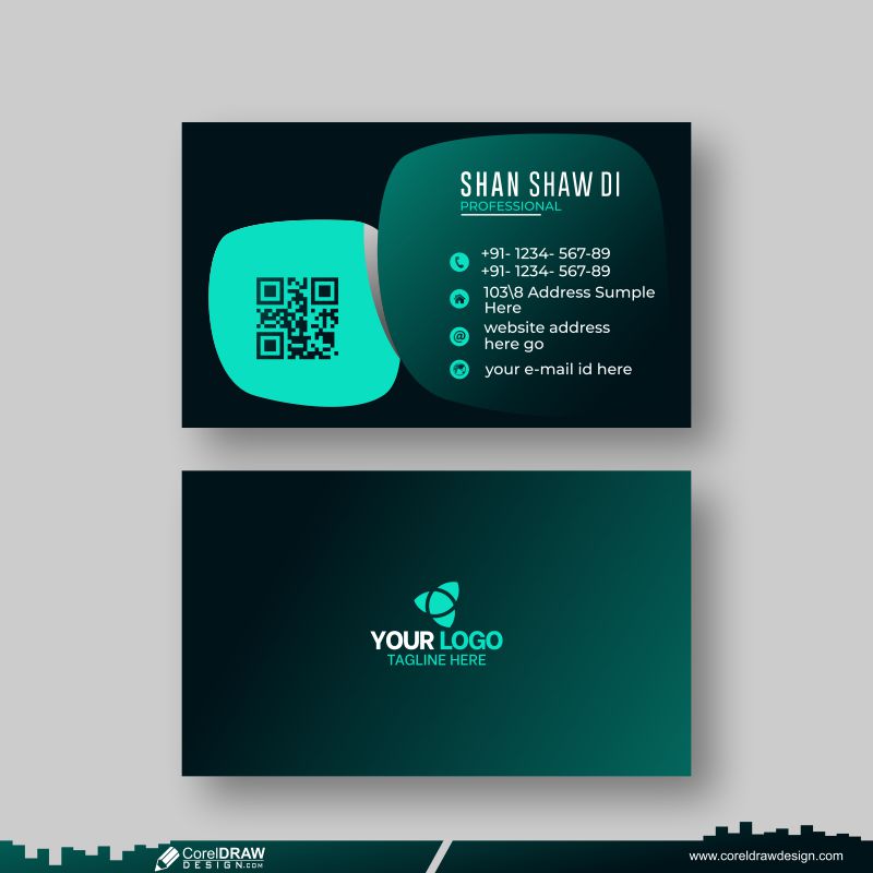 Business Card Design Free Vector CDR