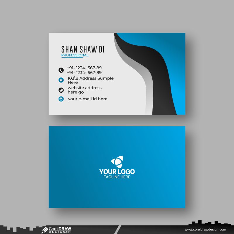 Business Card Design Vector CDR Free