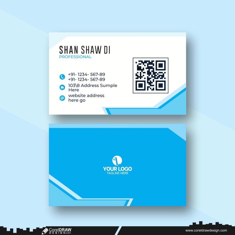 business card design vector cdr template