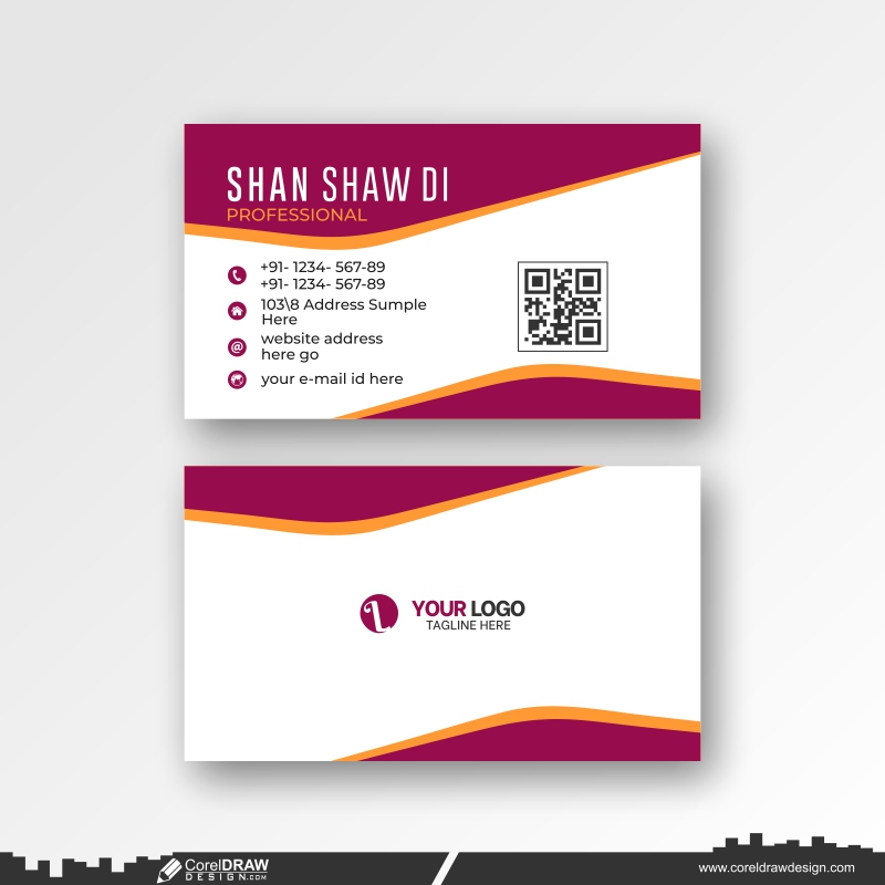 business card design vector download