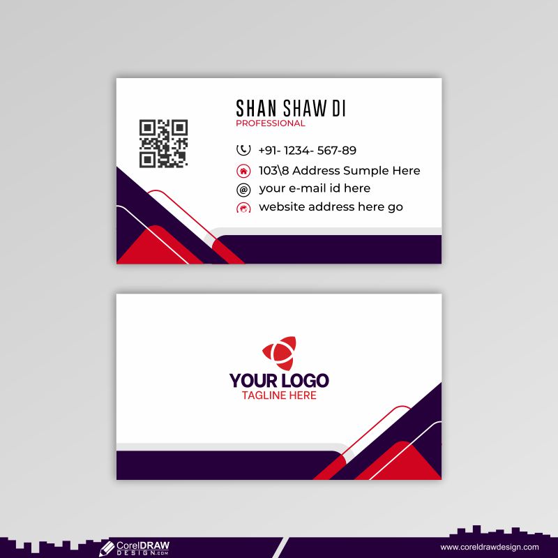 Business Card Light Color Print Templates Free