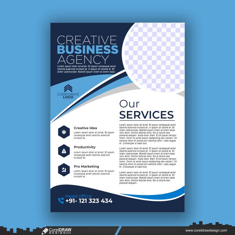 business company flyer design template premium free design