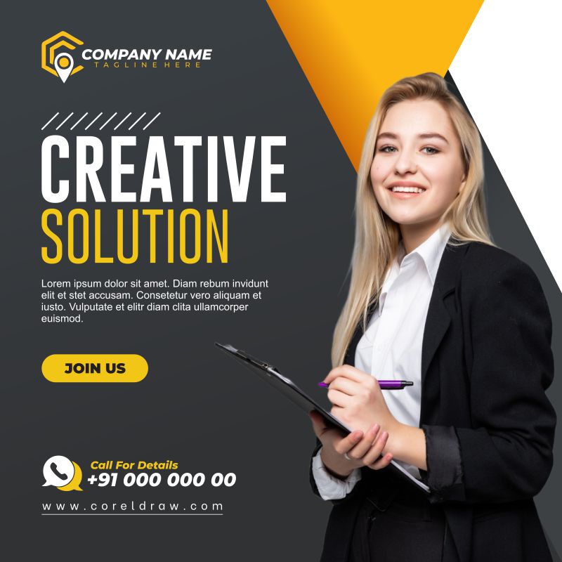 Business Creative solution Banner Design Download Vector  