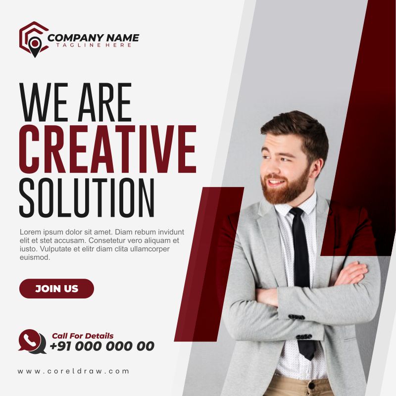 Business Creative Solution Banner Design Vector Download