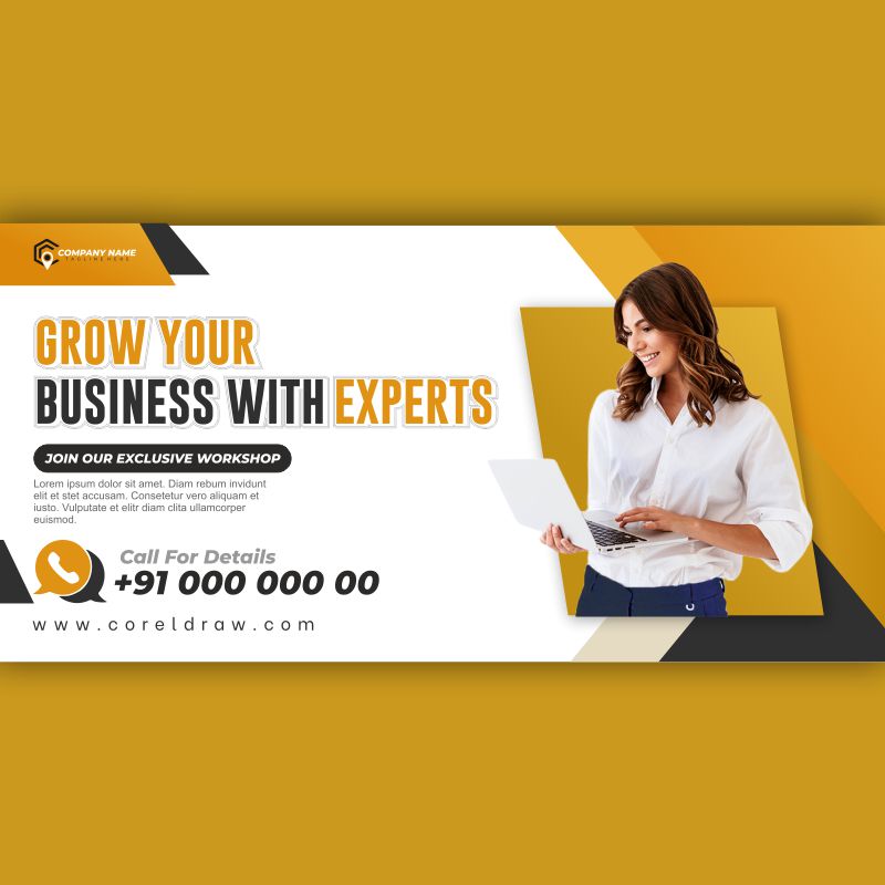 Business Grow Banner Design Vector Download