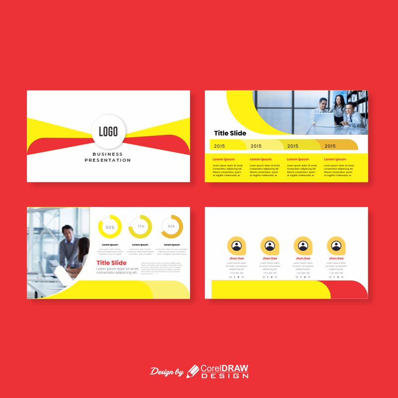 Business Presentation Corporate sector Download Free From Coreldrawdesign