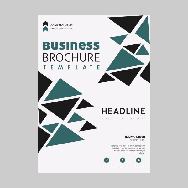 Business template poster design CDR file download free