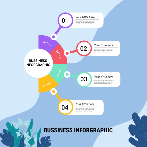 Bussiness Infographic Chart Vector Design Download For Free