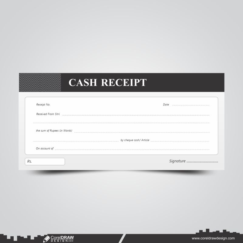 Cash Receipt Template CDR