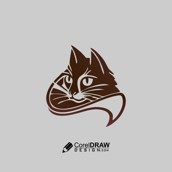 Cat Logo icion vector design for free