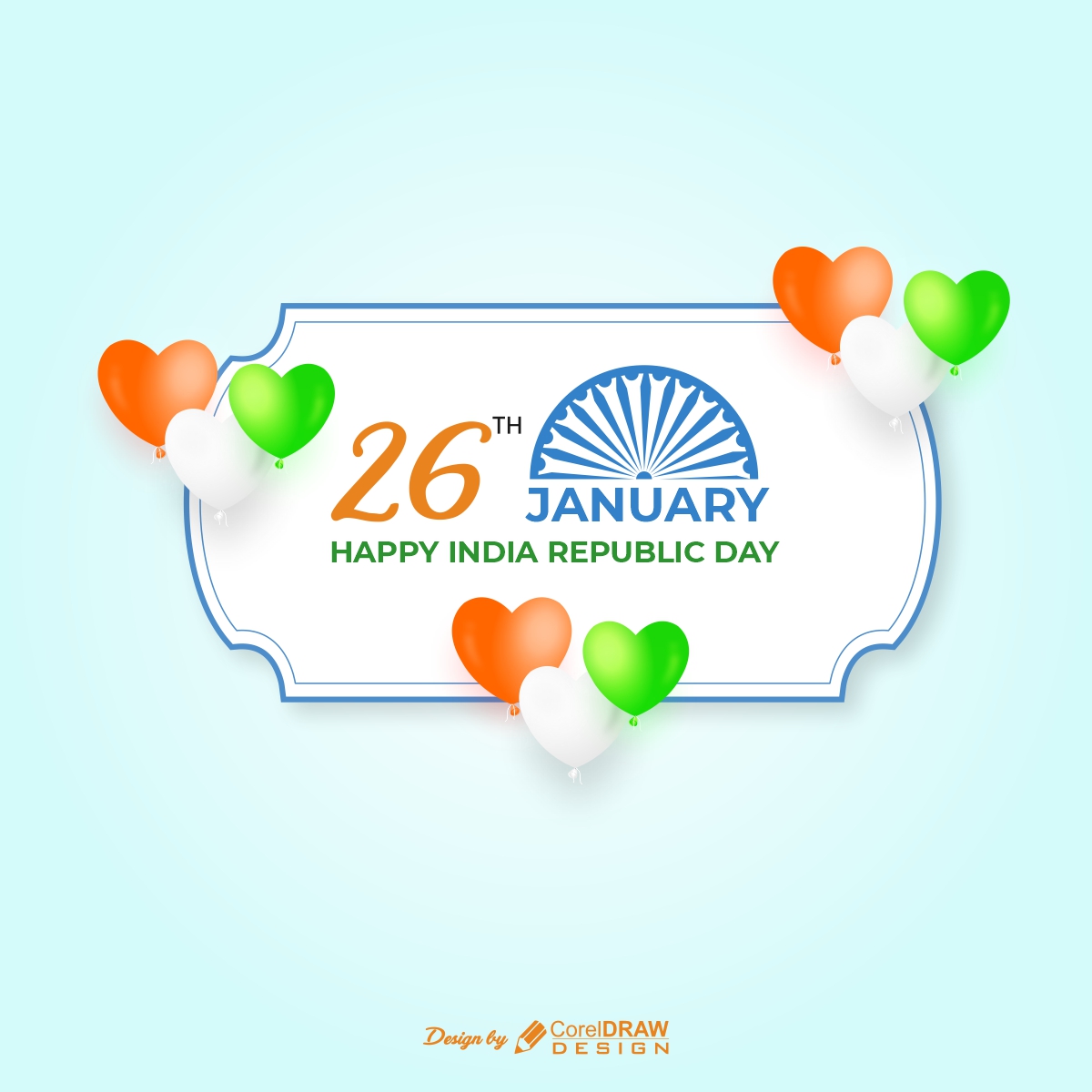 Celebrating Republic Day Of India Premium Vector