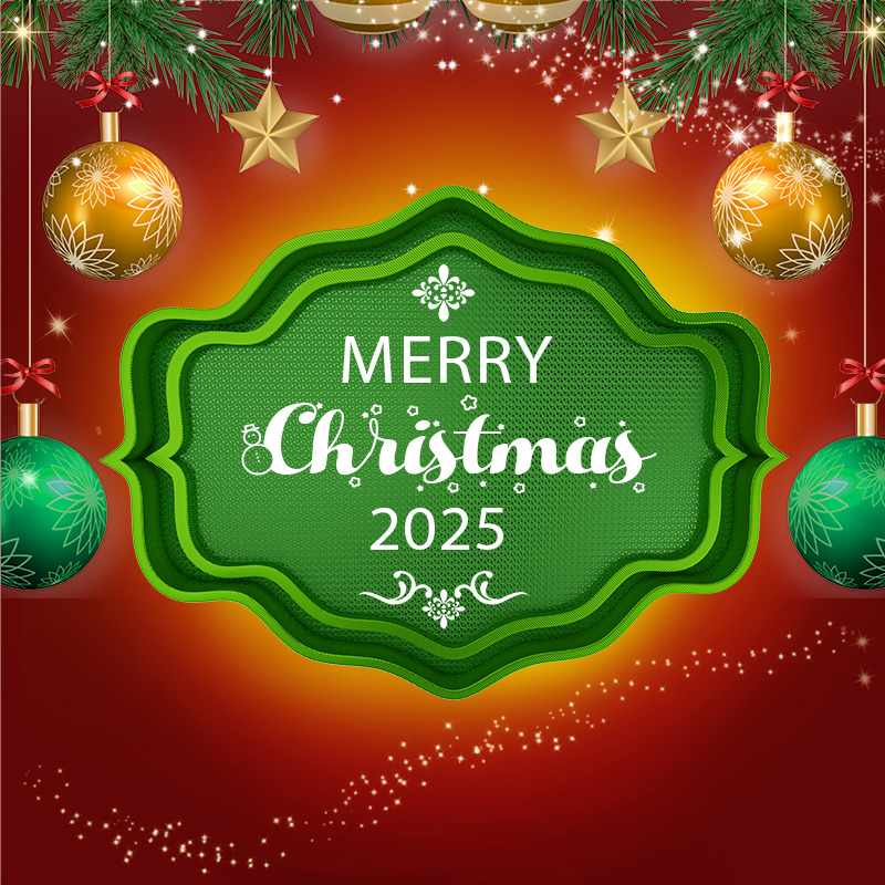 Christmas 2025 Best Wishes Banner Design PSD Download For Free