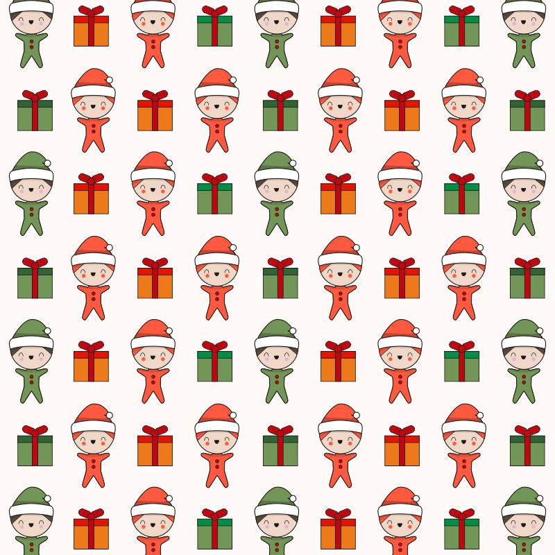 christmas pattern Free vector design