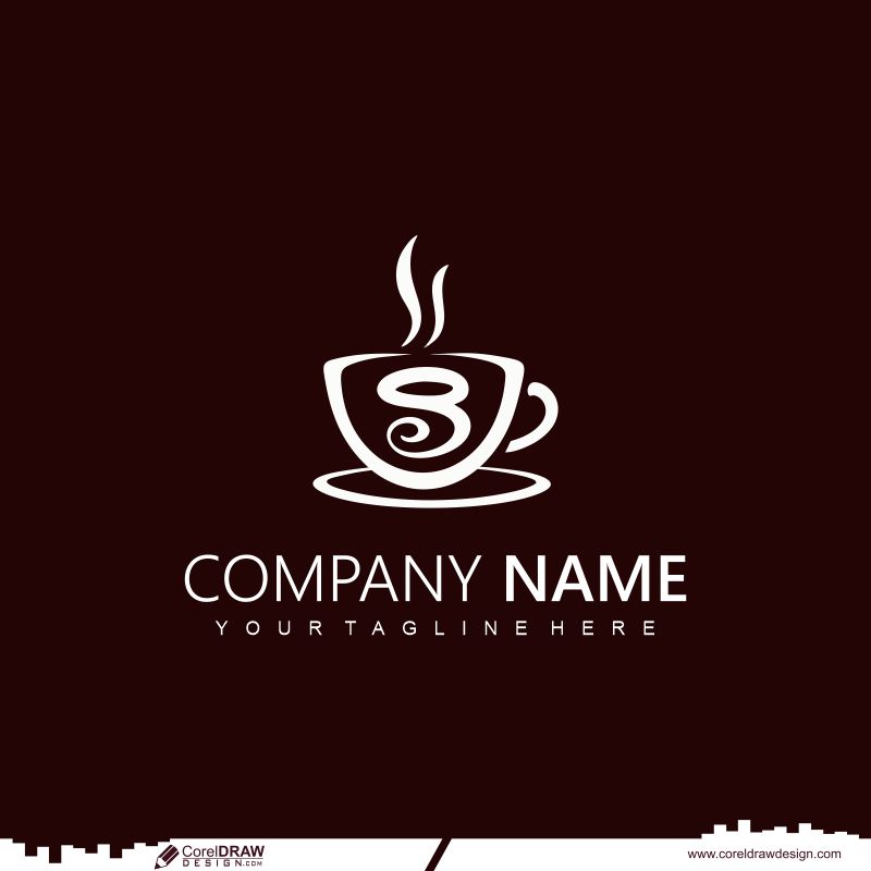 Download coffee logo template cdr vector | CorelDraw Design (Download ...