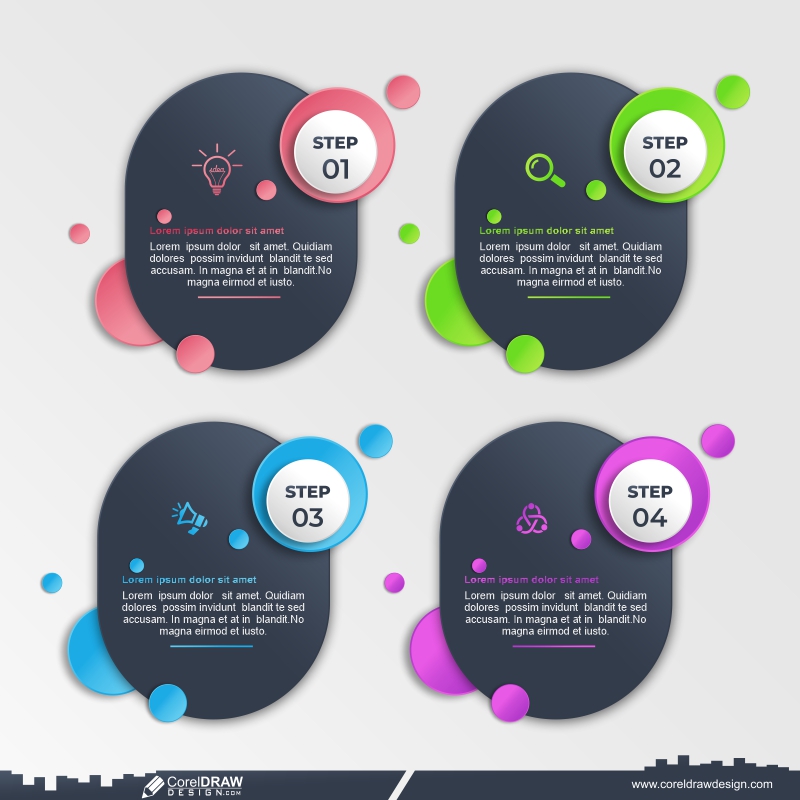 colorfull infographic Design Presentations Banner Vector CDR