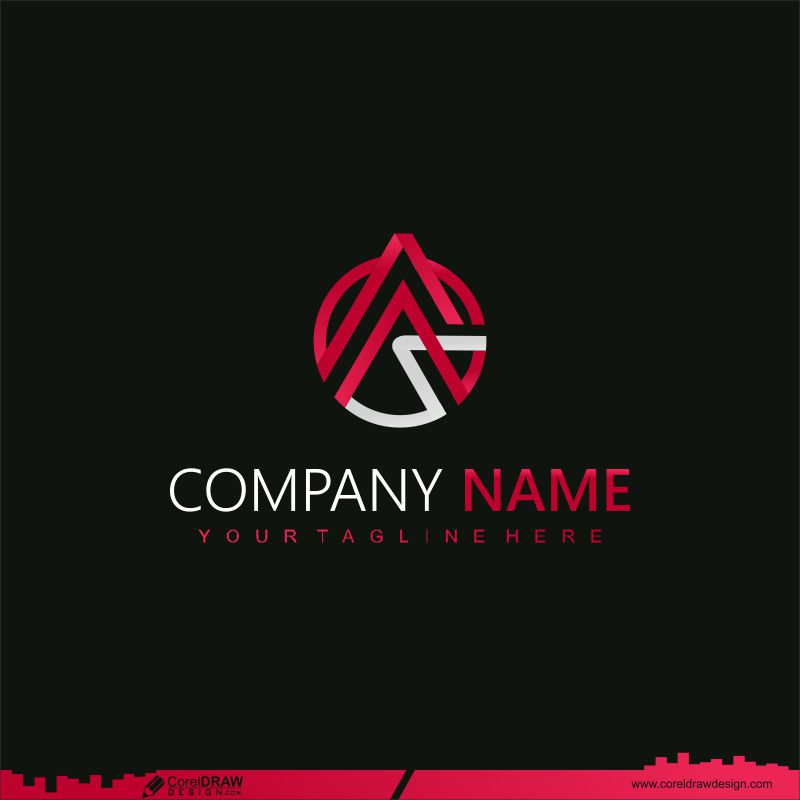 company creative logo design template cdr download