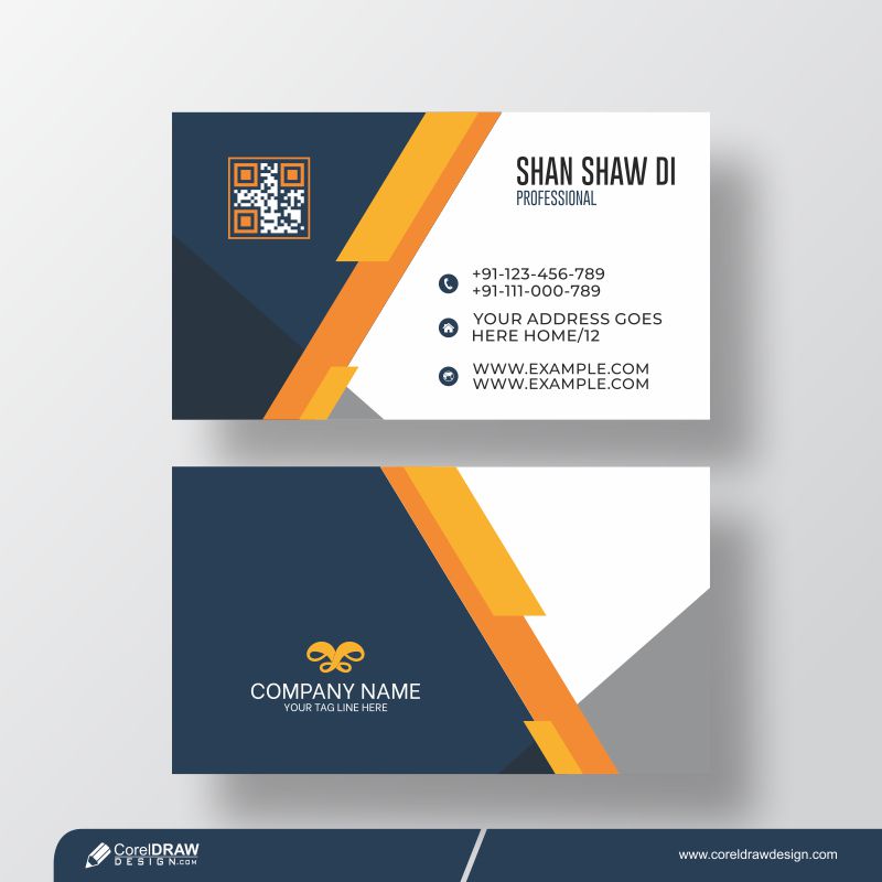 Corporate Clean and Modern Business Card Design