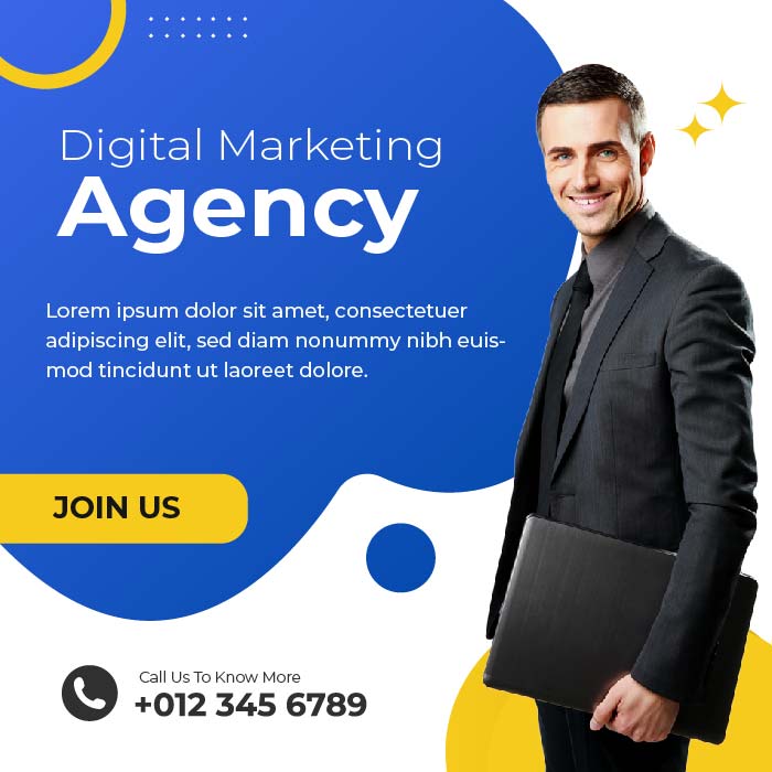 Corporate Digital Marketing duotone banner vector
