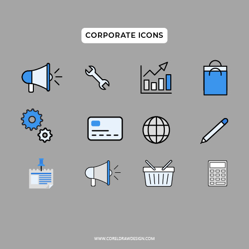 Corporate Icons Vector