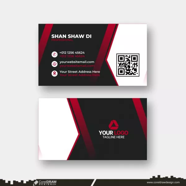 corporate modern business card design download