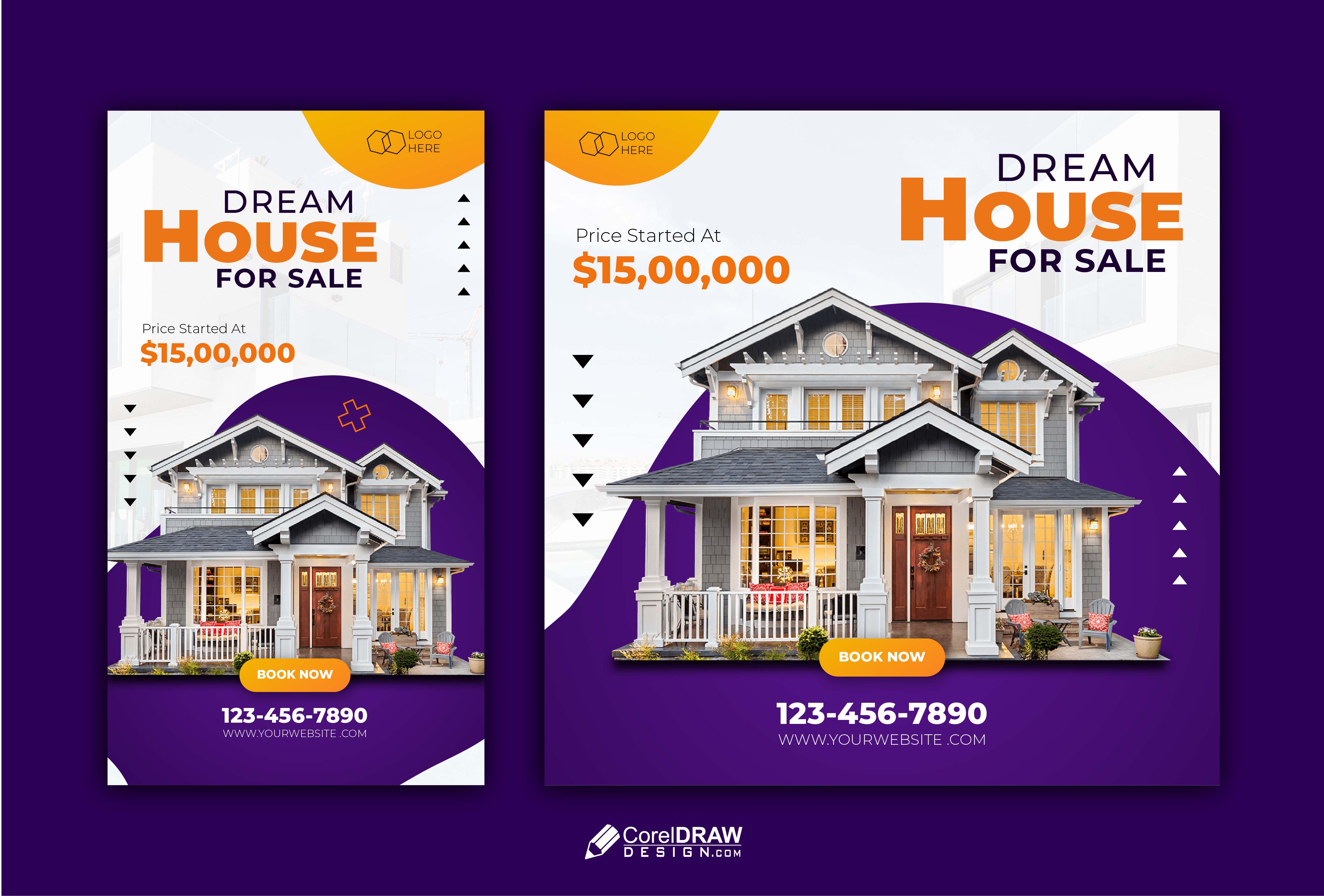 Corporate Professional Real Estate Sale Social Media Story Banner Template