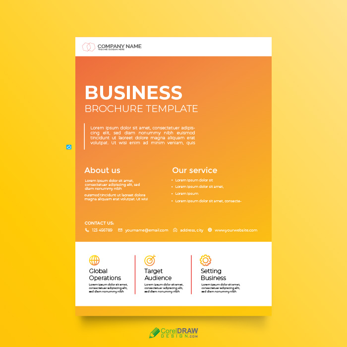 Corporate Single Page Brochuer Template