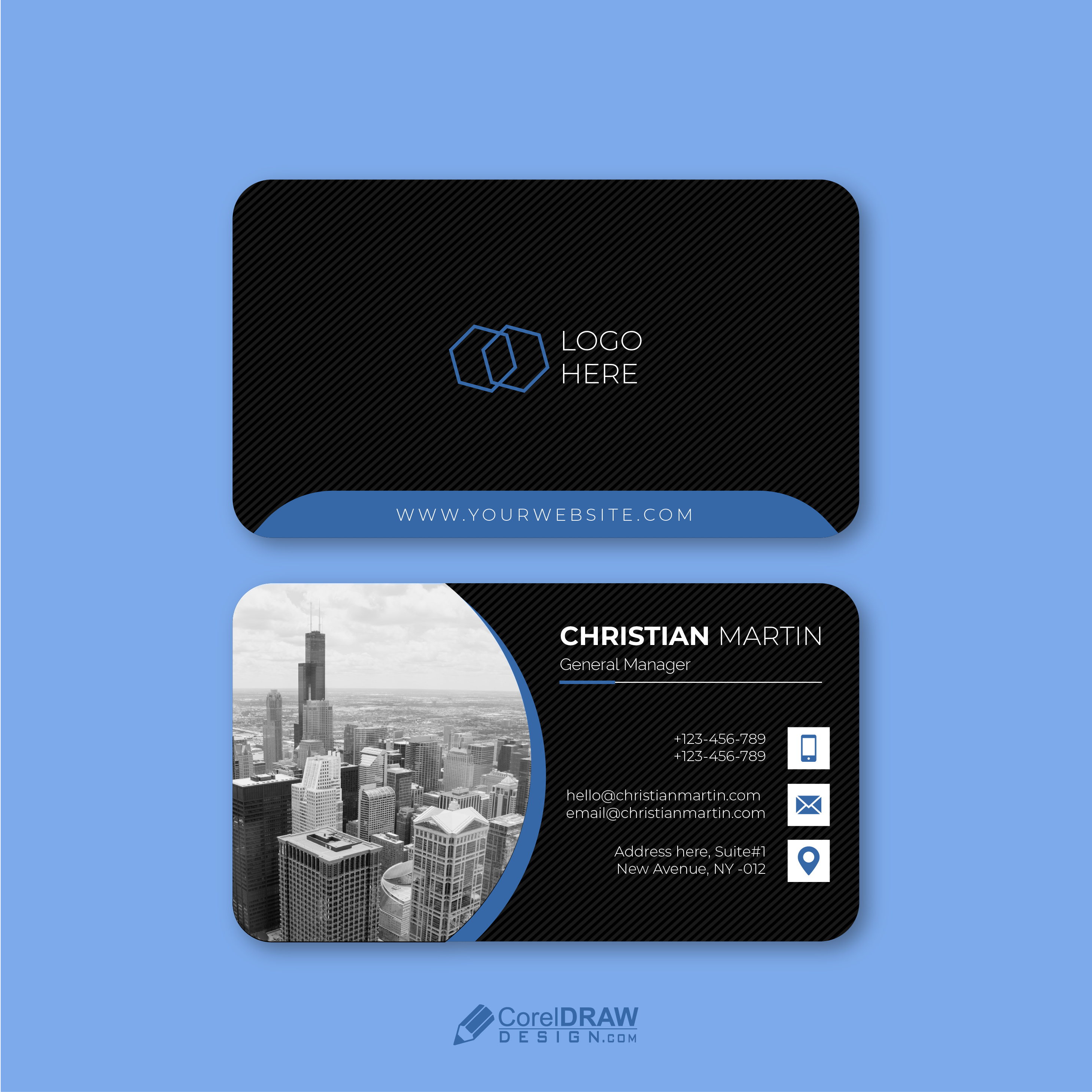 Corporate trendy Professional Business Card