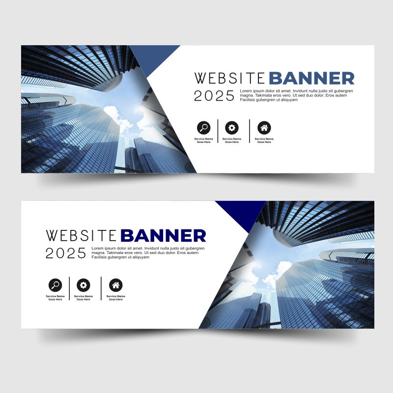 corporate website banner premium