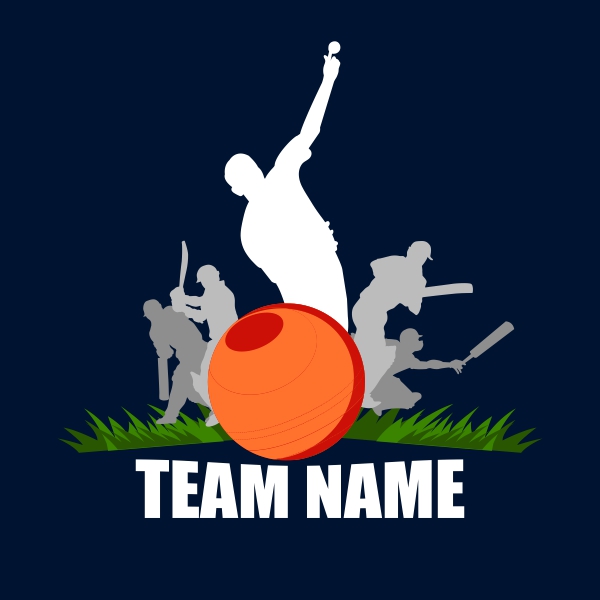 Crciket Team Logo Design Vector Download For Free