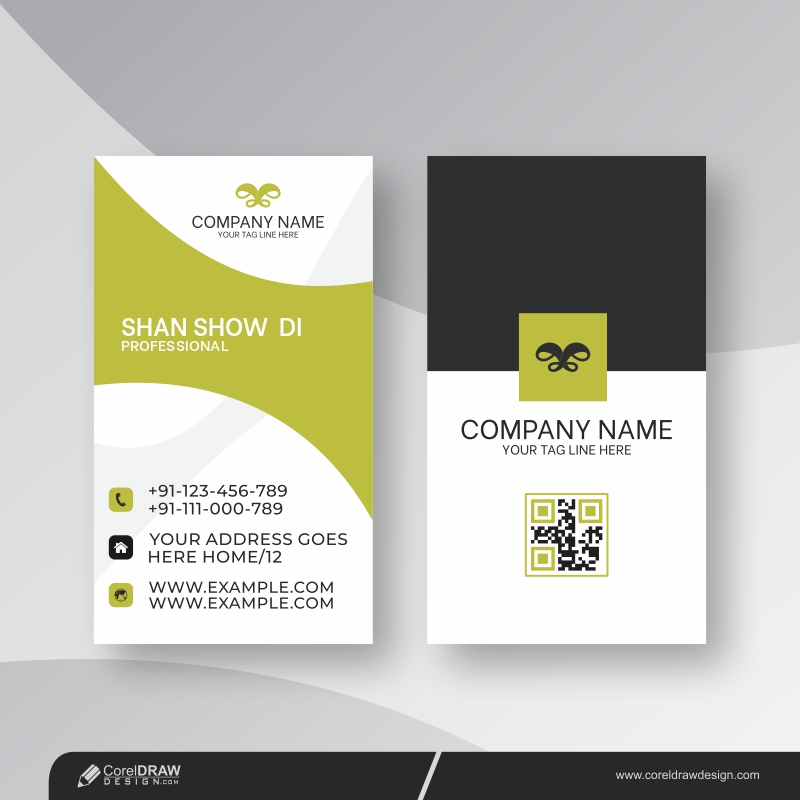 Creative Business Card Template Vector