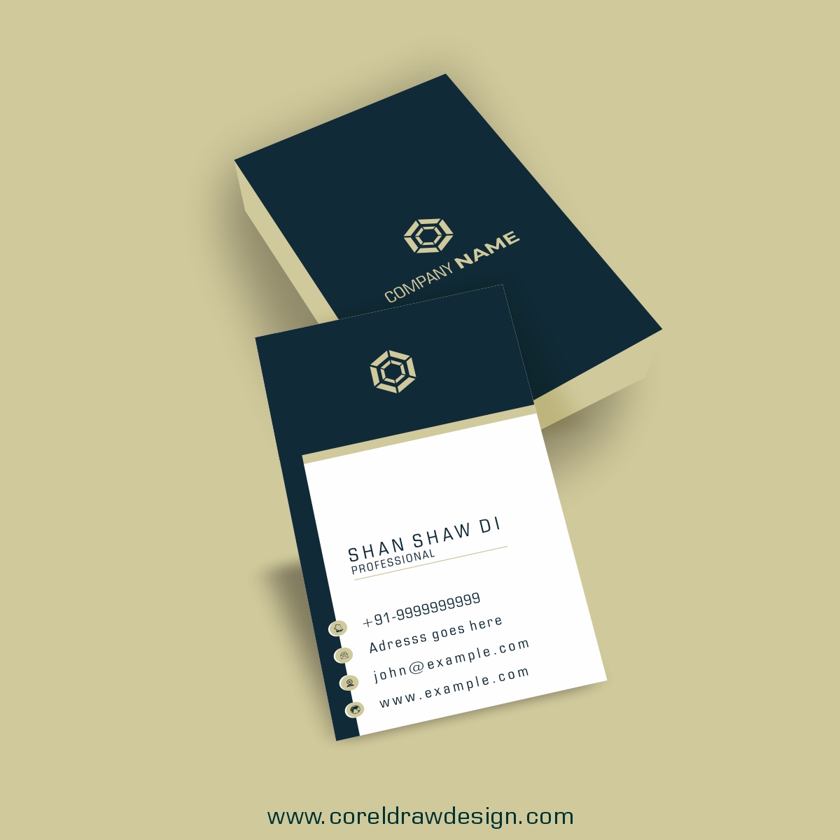 Creative Editable Business Card Mockup Free Design