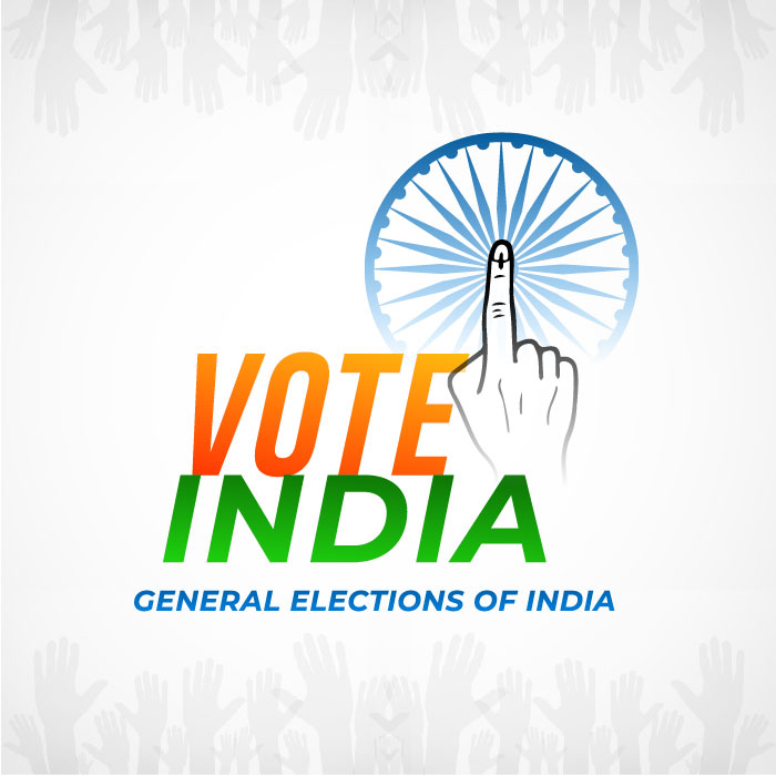 Download Creative Elections Of India voting banner vector free ...