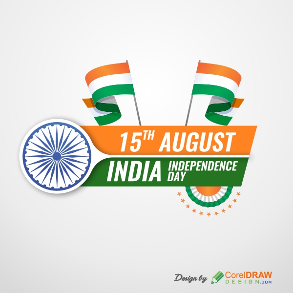 Creative Indian Independence Day Background Free Vector