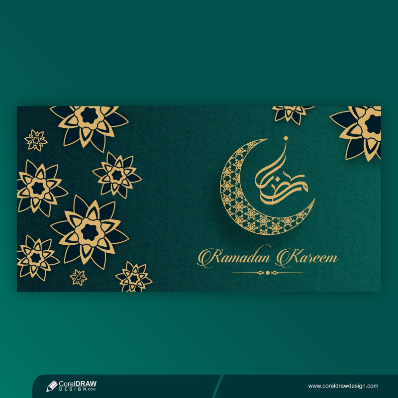 Creative Ramadan Banner Template Free Vector Design 