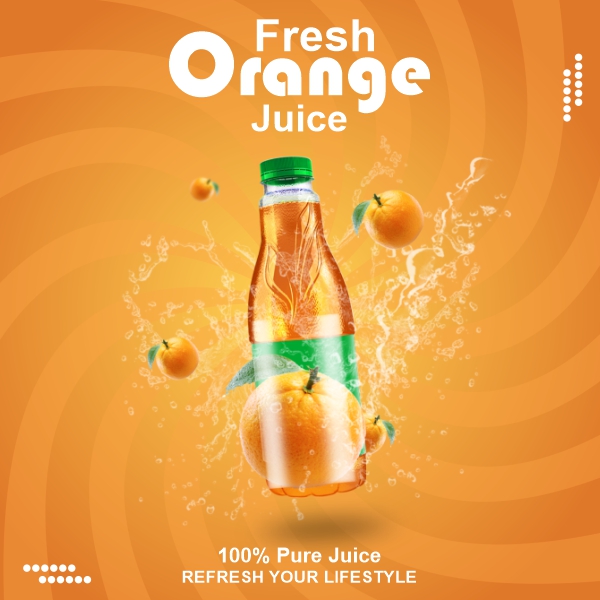 Creative Summer Orange Juice Add Vector Banner Design Free Cdr Download For Free