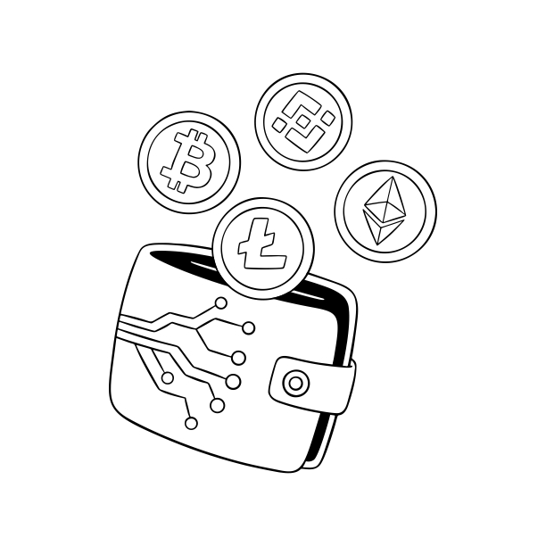 CryptoWallet Vector Design Download For Free