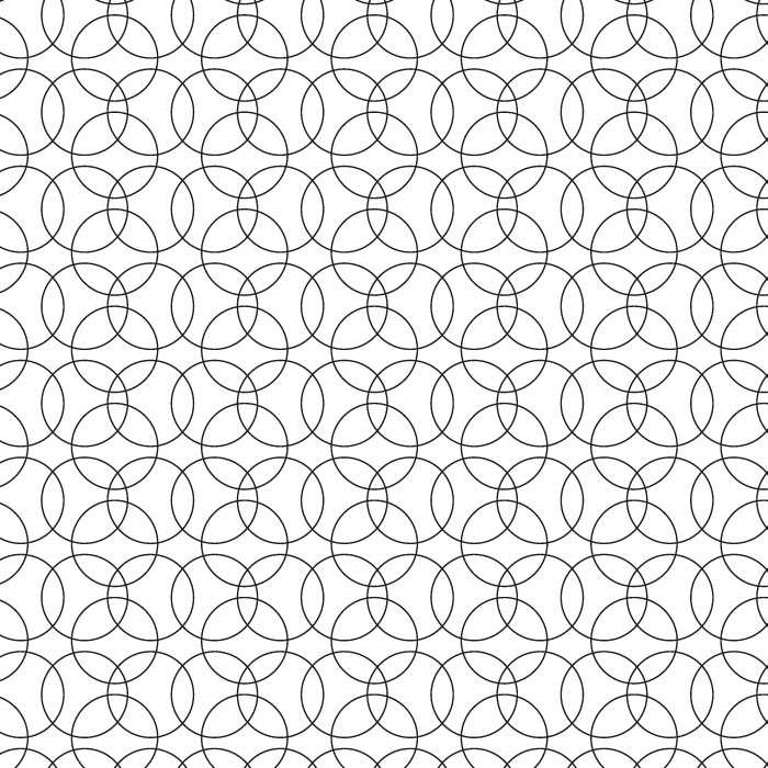 Curly frizzy wires pattern circular vector free