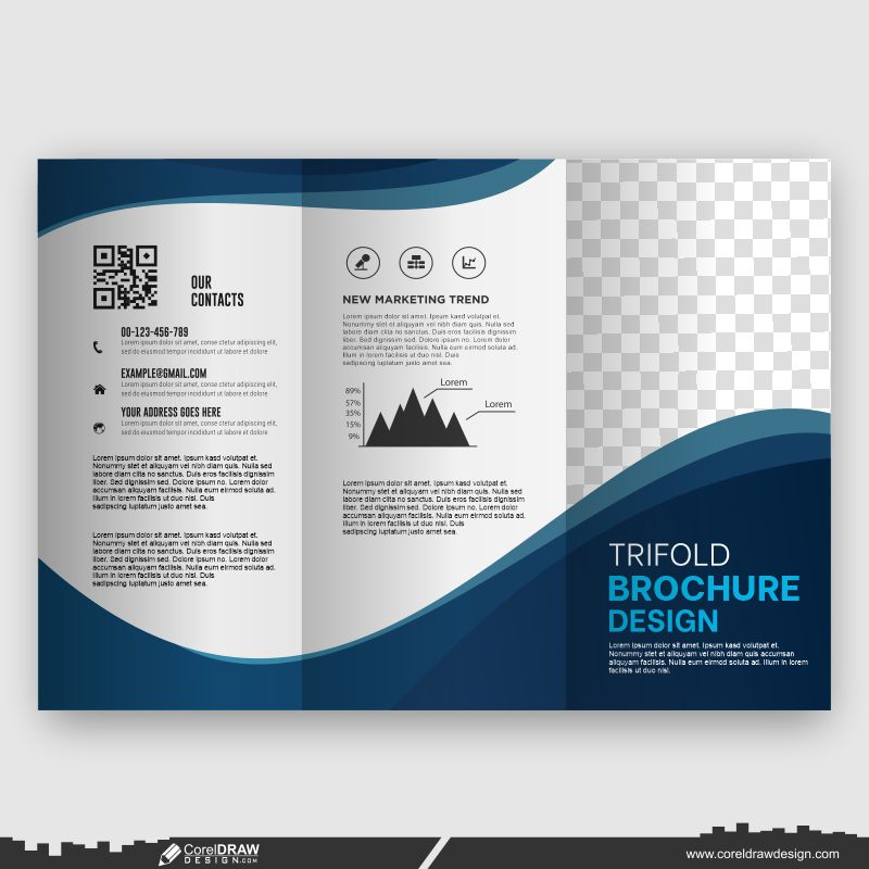 customize corporate brochure design template vector