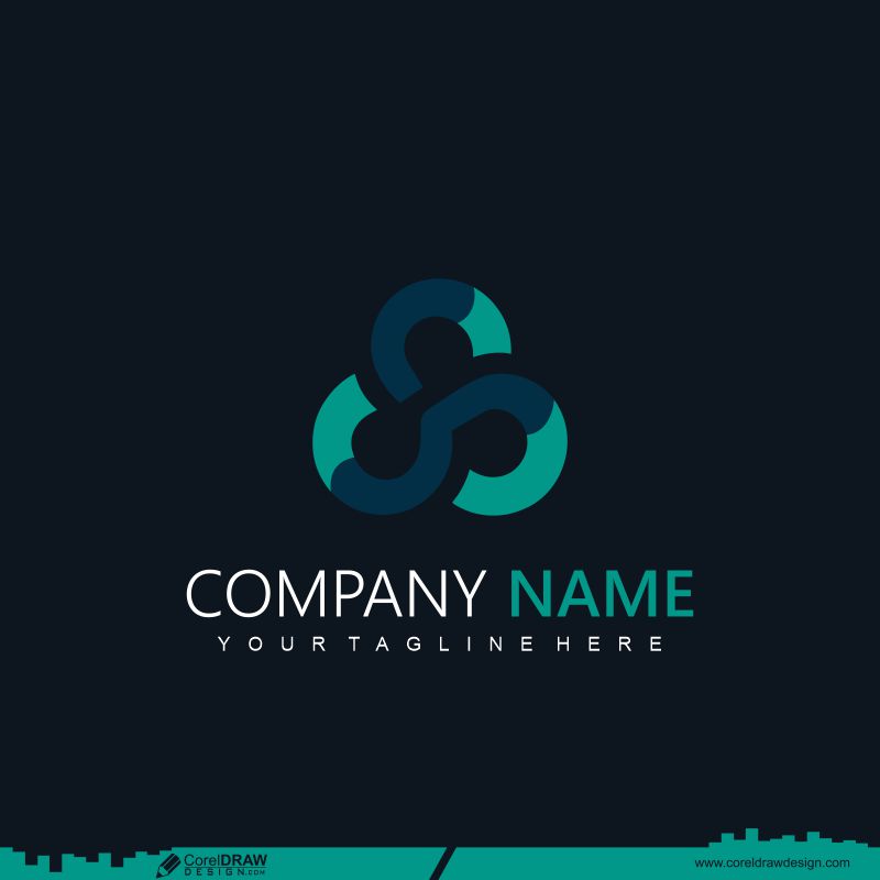 cycle logo business template design cdr vector