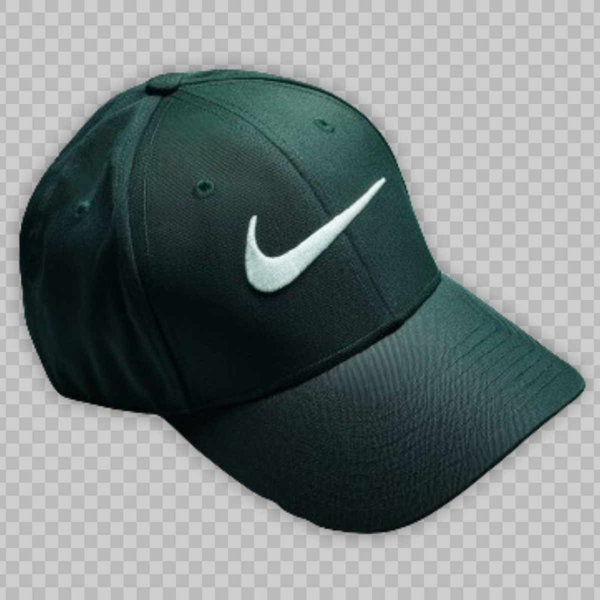 Dark Green color Nike Cap PNG image download for free
